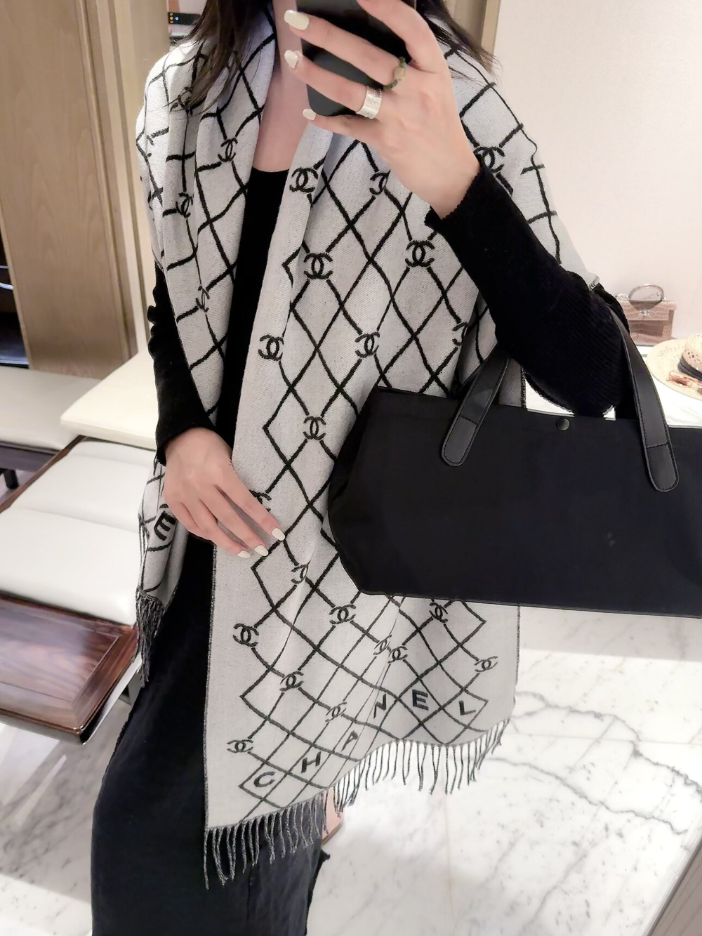 CEM361 new arrive  Hot sale black grey color fashion beautiful  scarf  for woman gift  to choose size 44.6x168cm