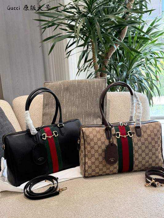 GEM181 New arrive fashion black brown bag for woman hands bag beautiful gift to choose gift 38cm