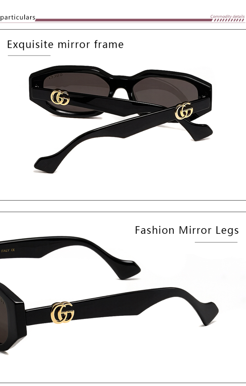 GEM218 Designer sunglasses luxury Spicy girl style sunglasses for women Sexy trend men gift glasses Beach shading UV protection polarized glasses with box