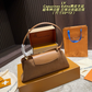 LEM615 New arrive fashion black brown caramel bag for woman hands bag beautiful gift to choose gift 33*13CM