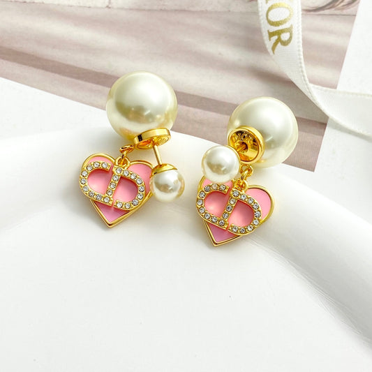 DEM293 New Arrive Fashion  Hot Sale  with Pearl Pink Earring  for Woman Jewelry To Choose Gift not with Box