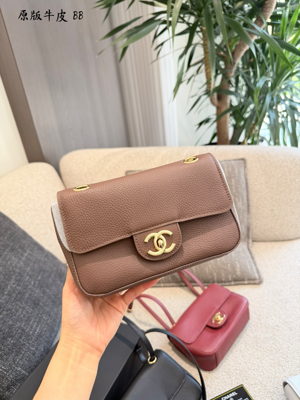 CEM310 New arrive fashion black white red brown bag for woman hands bag beautiful gift to choose gift 20cm