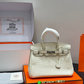 HEM128 New arrive fashion brown black white khaki pink color bag for woman beautiful gift to choose 30*24cm