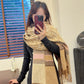 DEM233 Classic Plaid Luxury Designer Scarf 100% Cashmere Tassel Designers Scarves Scarfs Shawl Sciarpa For Winter Womens and Mens 65*180cm