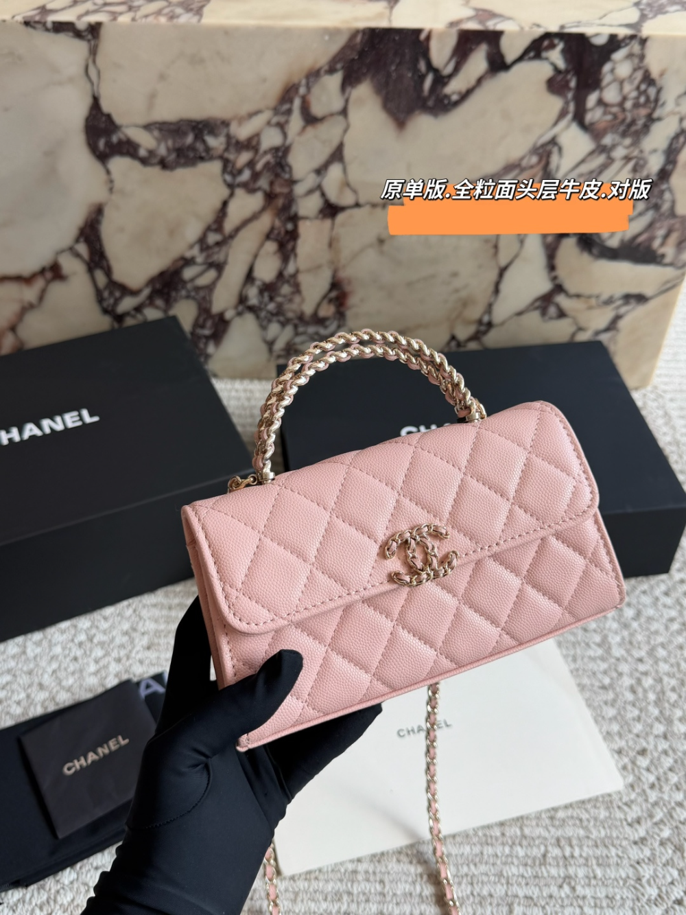 CEM393 New arrive fashion black white light blue silver khaki pink caramel color bag for woman beautiful gift to choose size 19*10cm