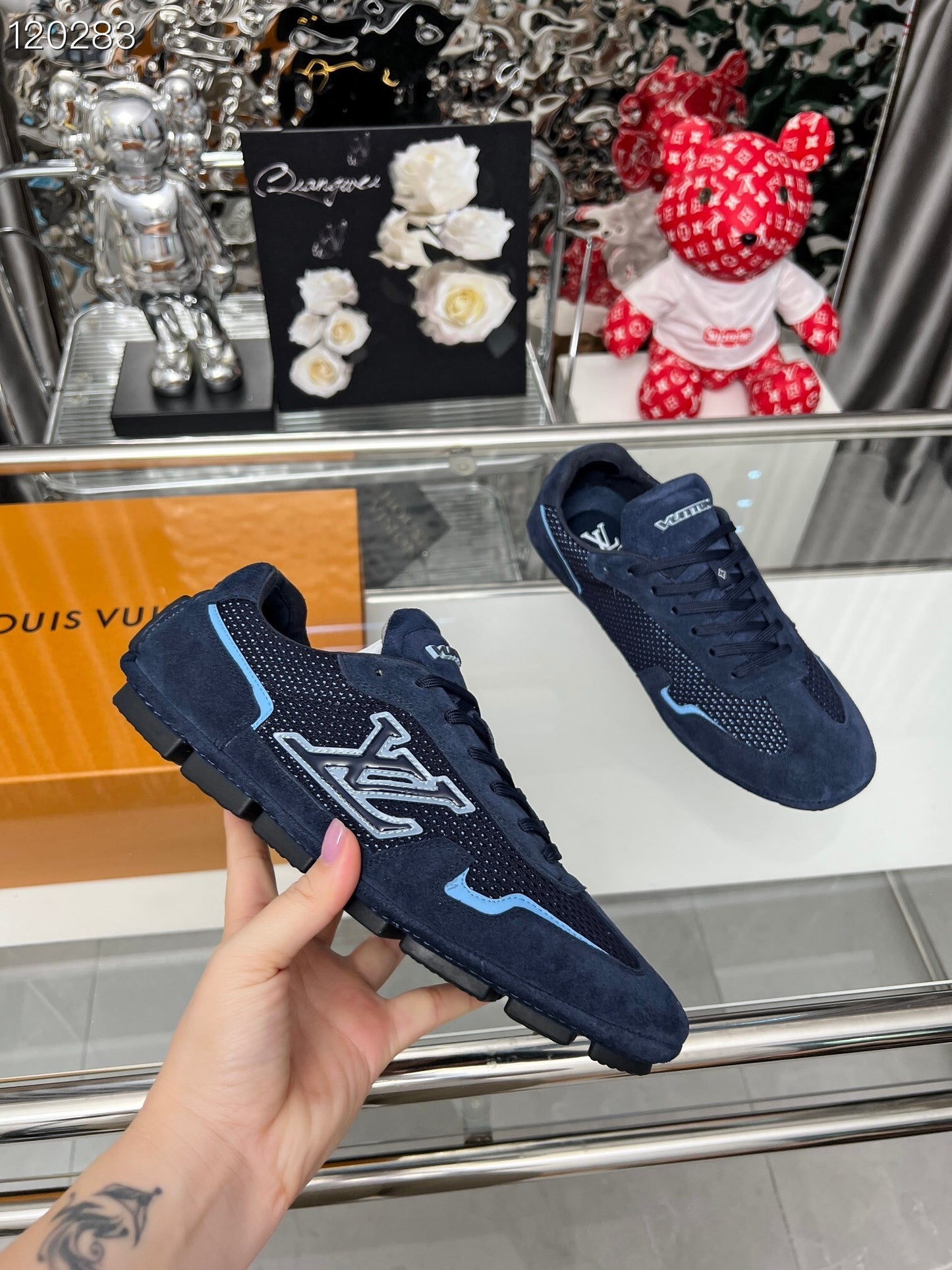 LEM268 Men Women Running Shoes Flat Sneakers White Black Panda Low Shoe Photon Dust University Blue Triple Designer Mens Trainers