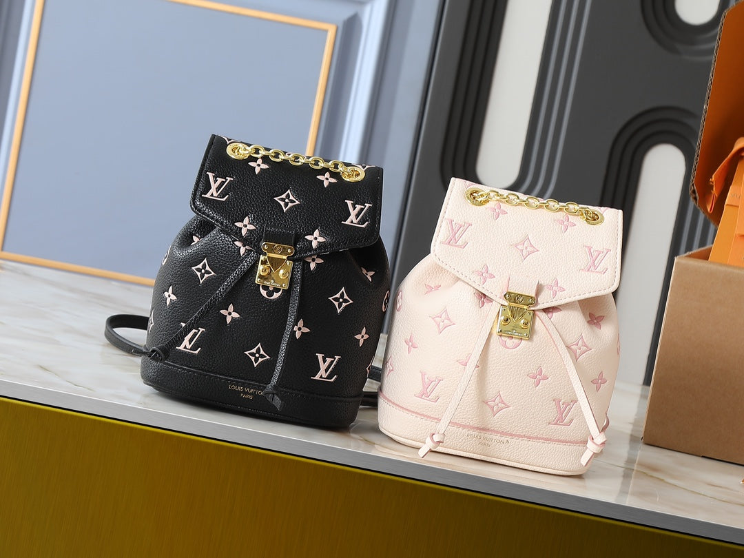 LEM279 Palm Springs women Mini Backpack Luxury backpack designers leather bookbag travel backpacks women bag purses designer woman handbag Luxurys handbags Bugbags 19 x 15 x 10CM