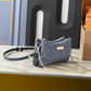LEM624 New arrive fashion blue grey bag for woman hands bag beautiful gift to choose gift 24.5 x 13.5 x 6.5cm