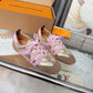 LEM381 Designer Shoes trainer women Sneakers shoes for women pink brown green color high quality size 35 to 41