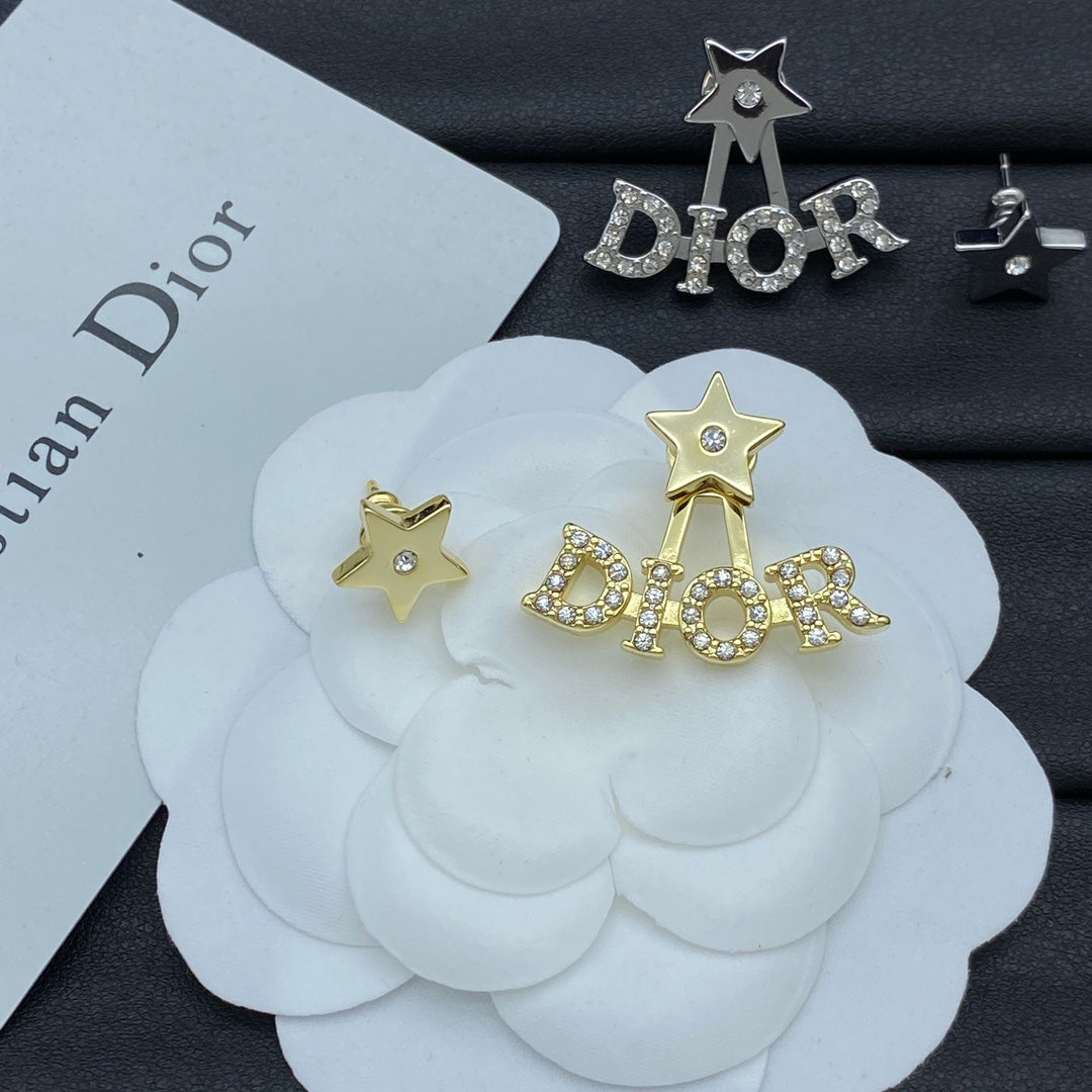 DEM254 New Arrive Fashion  with Diamond Pearl Stars Earring  for Woman Jewelry To Choose