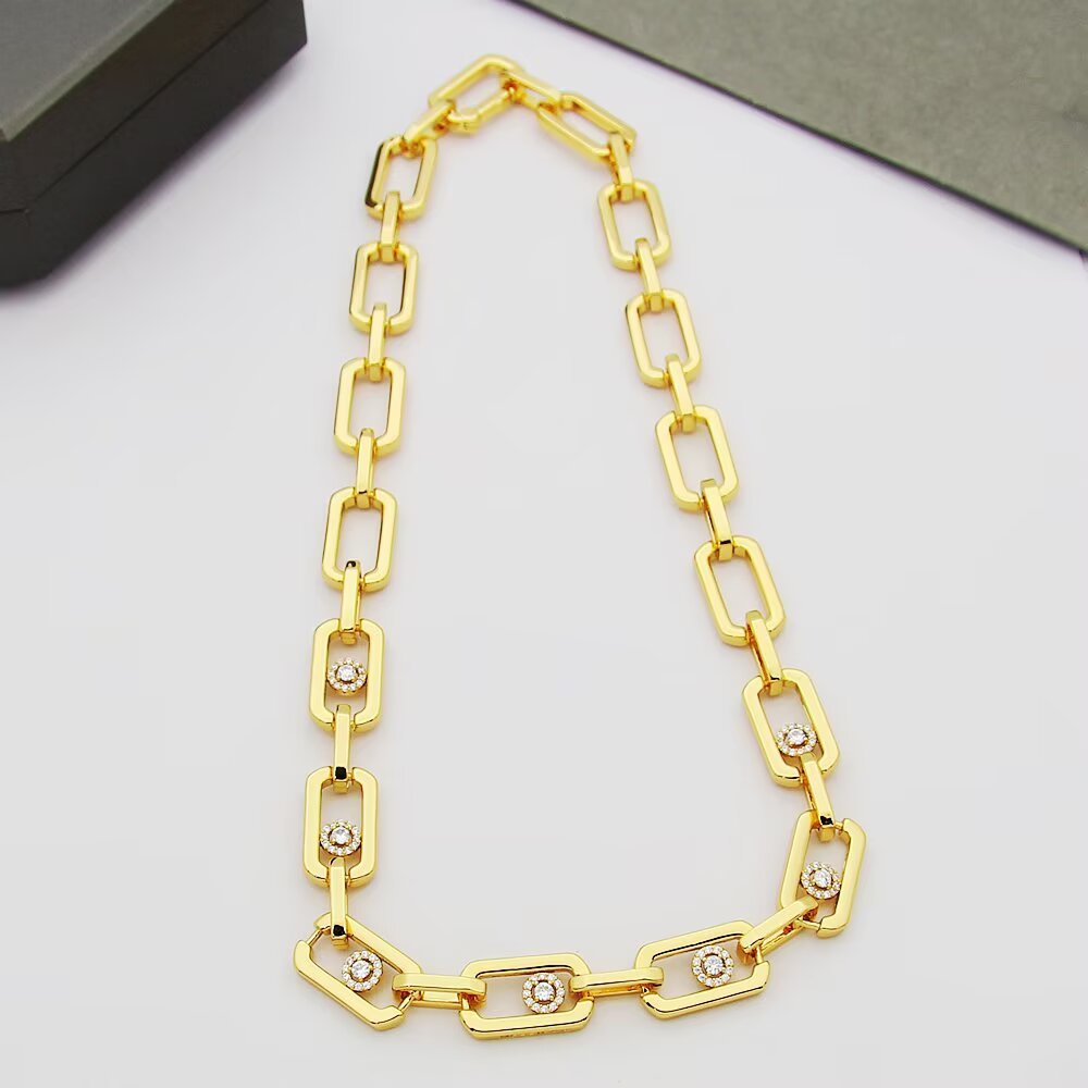 MEM16 Luxury necklace elegant necklaces designer necklaces womeng silver chains top quality pendant charm jewellery designer for women gifts f