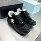 CEM229 New arrive fashion black and white shose for woman men beautiful gift to choose gift