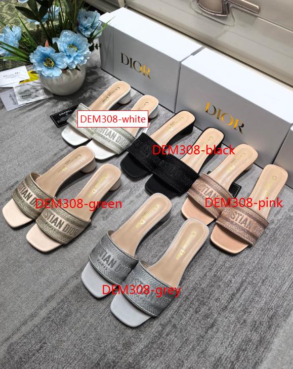 DEM308 New arrive fashion black and white  many color shose for woman beautiful Slippers gift to choose