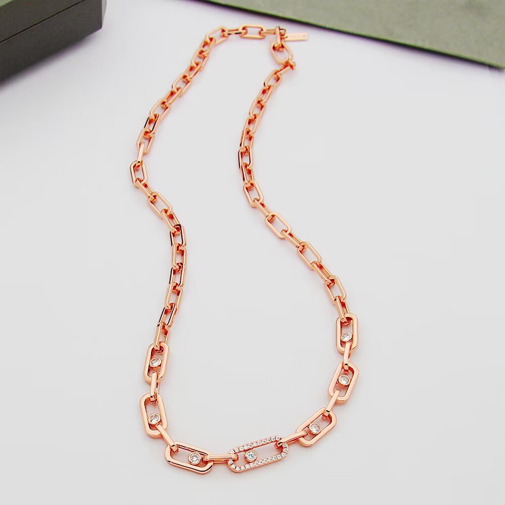 MEN17 Luxury necklace elegant necklaces designer necklaces womeng silver chains top quality pendant charm jewellery