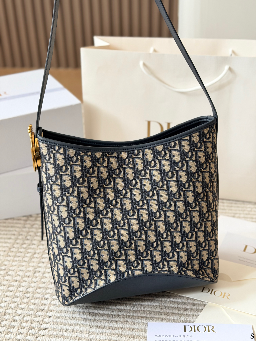 DEM353  New arrive fashion dee pblue color bag for woman beautiful gift to choose size 28cm