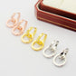 CREM216 New Arrive Fashion Stud Screws with Nail Pattern Earring  for Woman Jewelry To Choose Gift