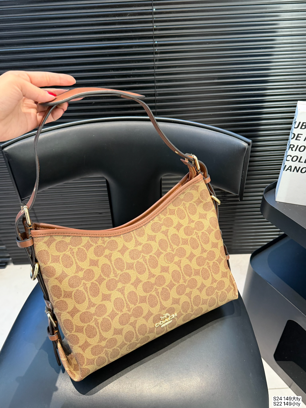 COEM12 New arrive fashion yellow dark brown color bag for woman beautiful gift to choose 2 size