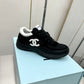 CEM229 New arrive fashion black and white shose for woman men beautiful gift to choose gift