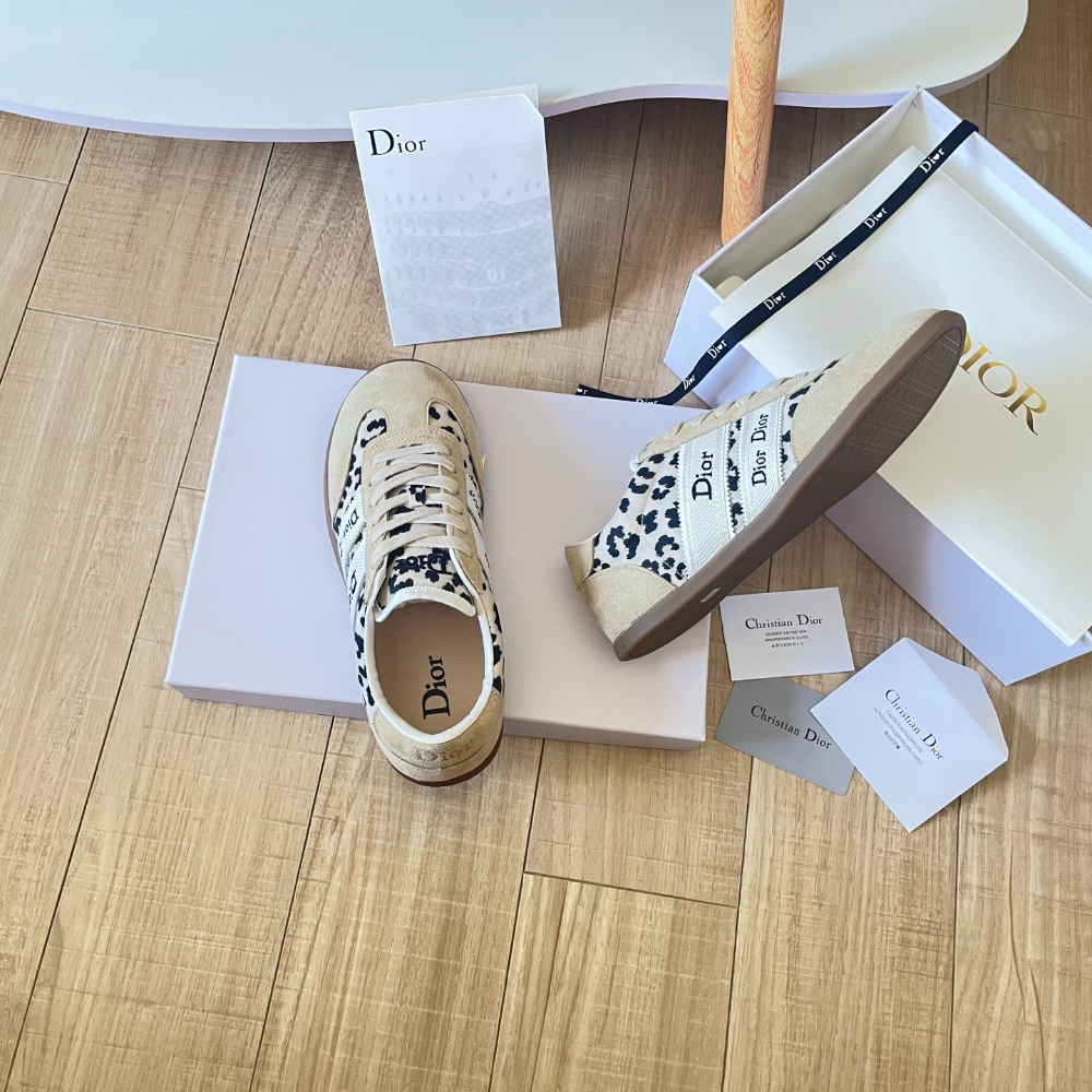 DEM364 New trendy white leopard print women's shoes men's shoes available in various colors excellent gift item