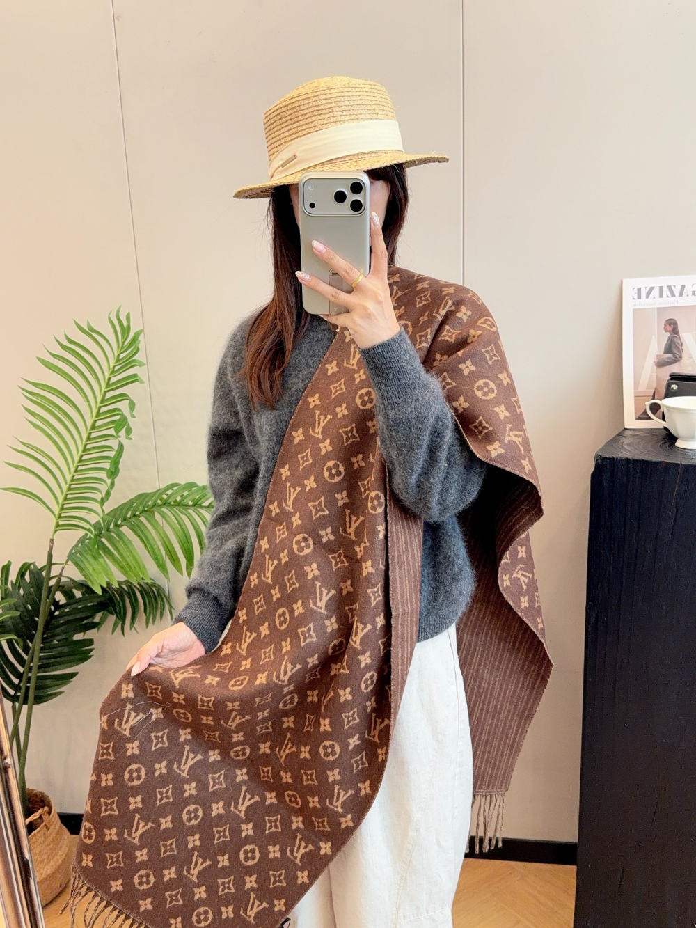 LEM525 new arrive  Hot sale brown black grey yellow color fashion beautiful  scarf  for woman gift  to choose size 180*45cm