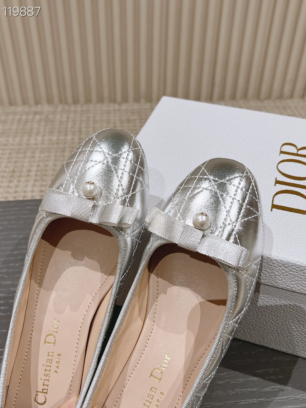 DEM346 Designer women's shoes women's flat shoes silver colors high quality sizes 35 to 42