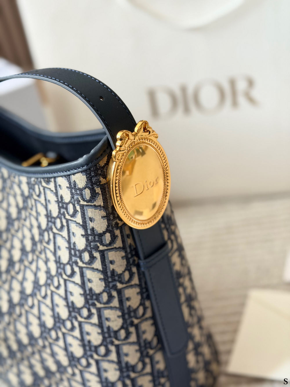 DEM353  New arrive fashion dee pblue color bag for woman beautiful gift to choose size 28cm
