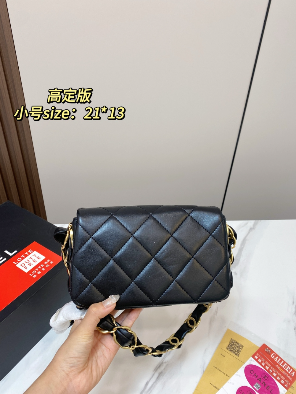 CEM391 New arrive fashion black white red color bag for woman beautiful gift to choose 2 size