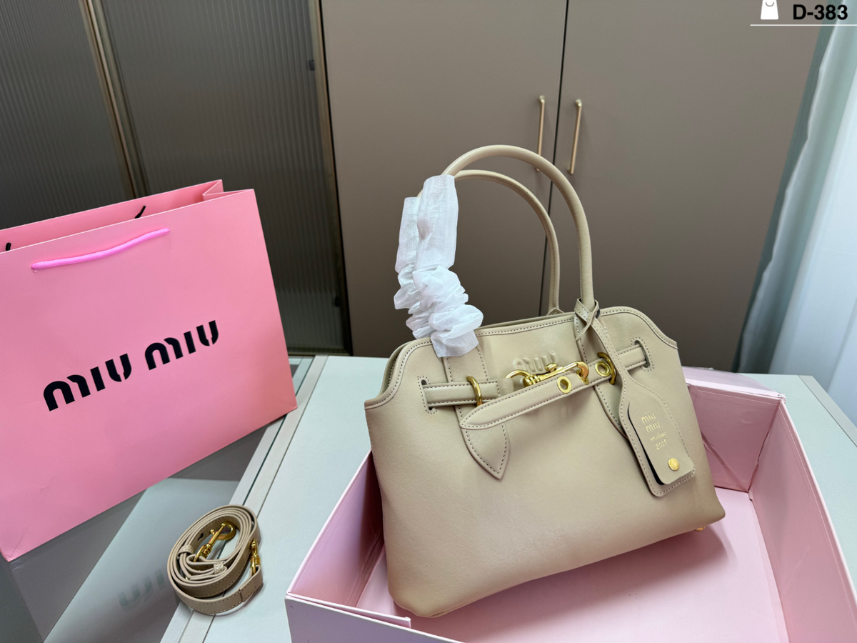MIU07 New arrive fashion black brown coffee beige bag for woman hands bag beautiful gift to choose gift 30*21cm