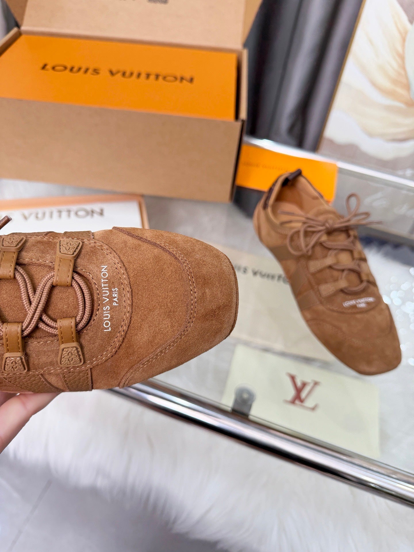 LEM381 Designer Shoes trainer women Sneakers shoes for women pink brown green color high quality size 35 to 41