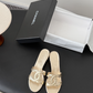 CEM312 New trendy slippers featuring a simple double-ring design are elegant and versatile perfect for summer and available in multiple colors