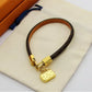 LEM319 FashionClassic Bracelet Brand Designer Leather Flowers Love Bracelet Bangles Promise Jewelry