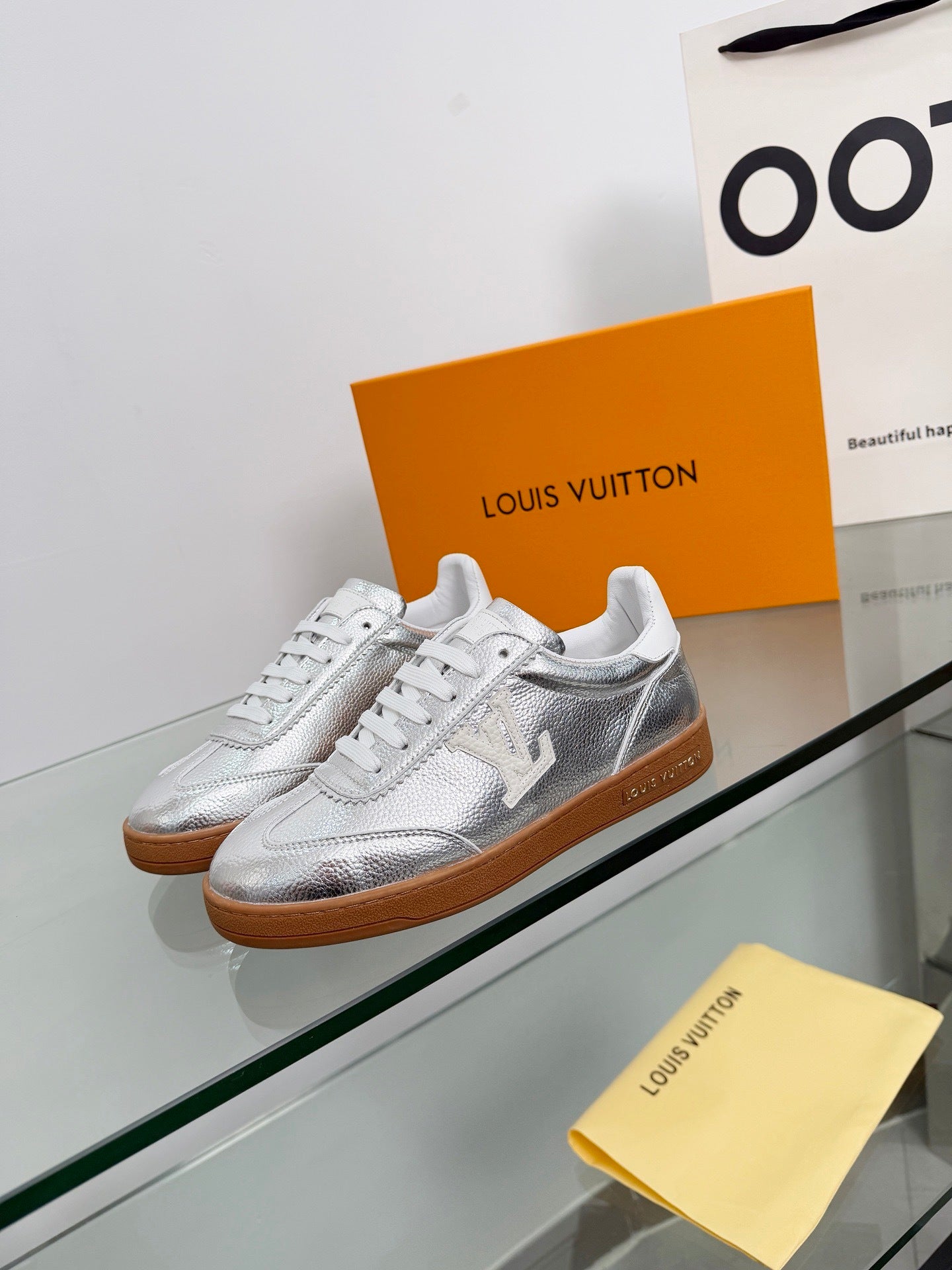 LEM380 Designer Shoes trainer women Sneakers shoes for women silver color high quality size 35 to 41