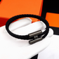 HEM115 New trendy open-style bracelet - metal letter wristband - women's couple accessory