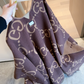 GEM256 new arrive  Hot sale dark brown color fashion beautiful  scarf  for woman gift  to choose 145x185cm
