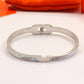 HEM80 New arrive Fashion  Stainless Steel Shell bracelet gold silver color bracelet bangle Bague Femme for woman gift