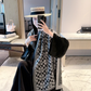 COEM18 new arrive  Hot sale grey black color fashion beautiful  scarf  for woman gift  to choose