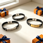 LEM567 New trendy three-dimensional metal letter bracelet a pair of ladies' accessories for couples