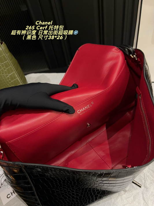 CEM353 New arrive fashion black green color bag for woman beautiful gift to choose gift size to choose 38*26cm