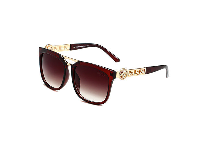 CAEM02 Designers Men Classic Brand Retro women Sunglasses  Eyewear Metal Frame Sun Glasses Woman glass lenses aviator sunglasses With box