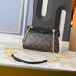 LEM336 Hot sale fashion black bag for woman hand bag beautiful gift  big size 30cm