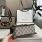 GEM244 New arrive fashion brown color bag for woman beautiful gift 2 size