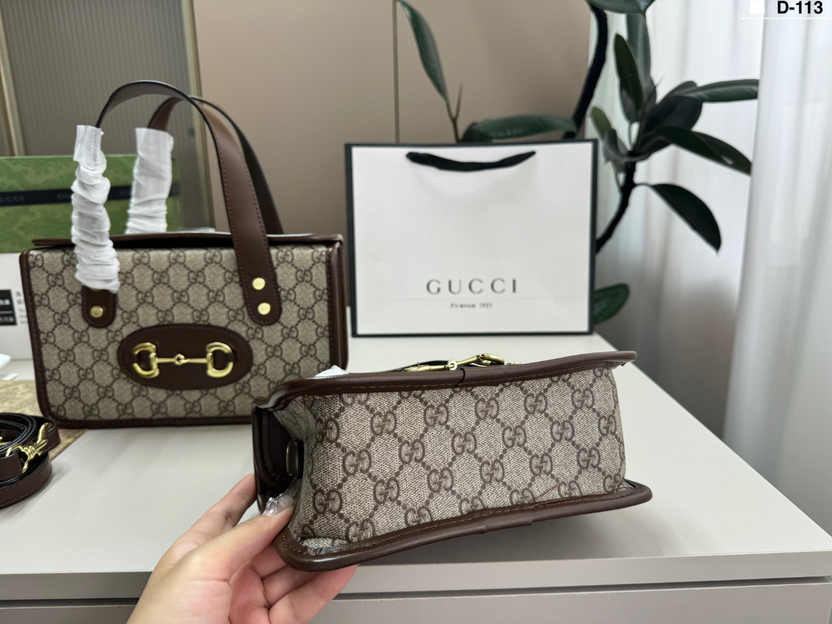 GEM244 New arrive fashion brown color bag for woman beautiful gift 2 size