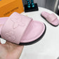 LEM379 Designer Shoes women Sandals for women pink white black color shoes high quality size 35 to 42