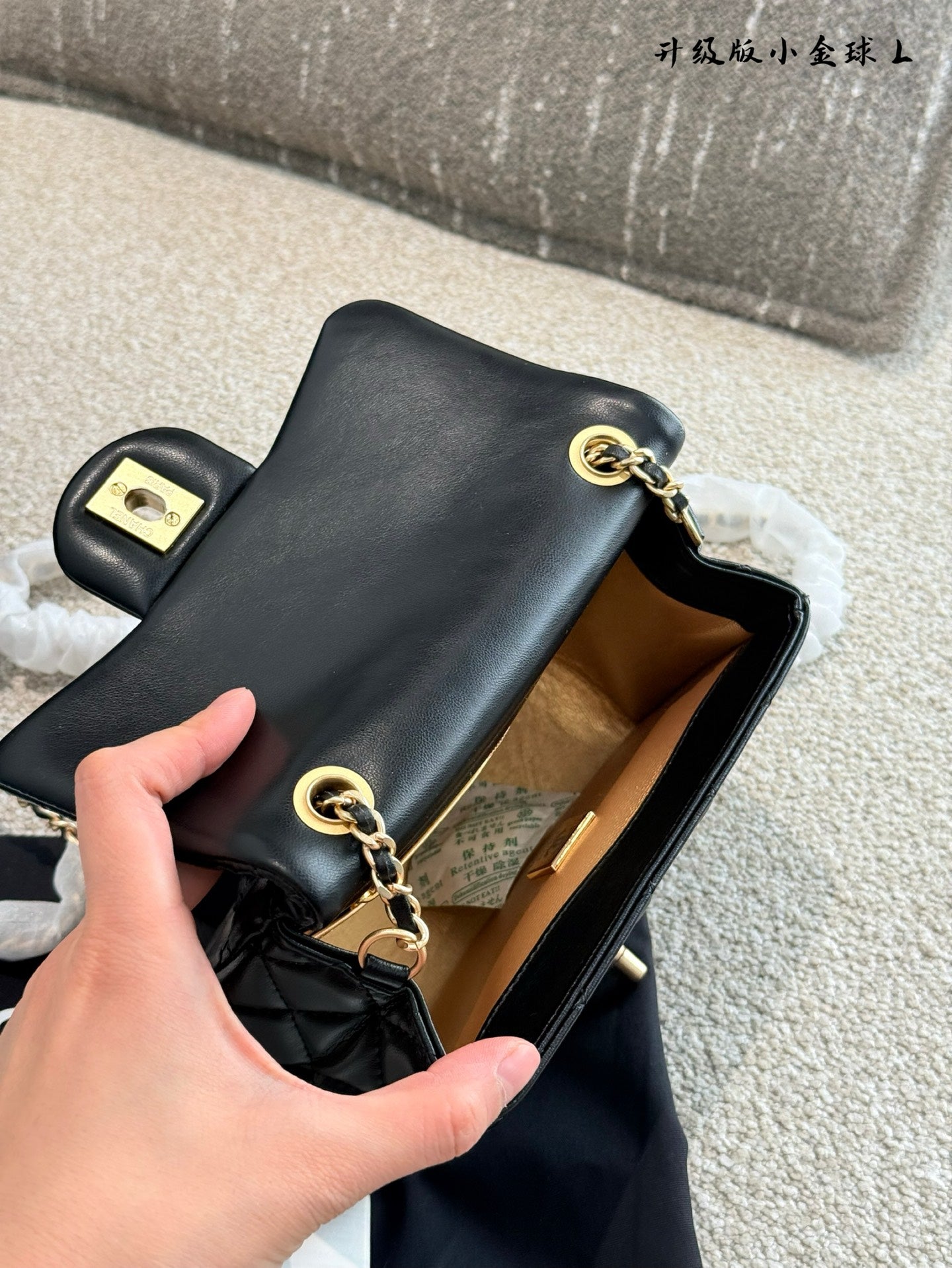 CEM243 New Designer Lambskin Leather Quilted Tabby Handbags Gold Hardware Chains Letter C Hasp Shoulder Bag