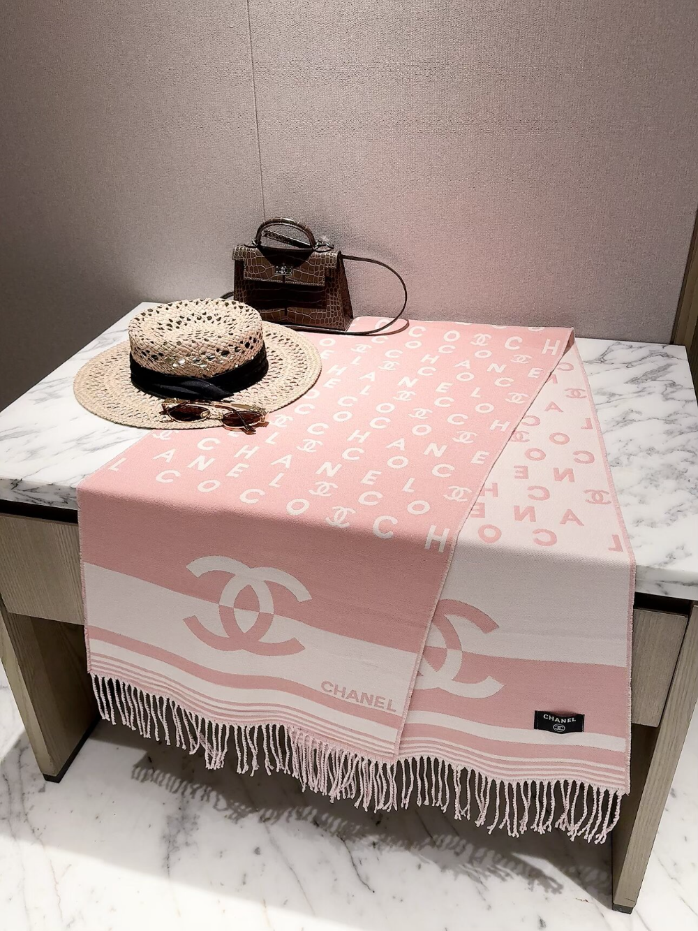 CEM360 new arrive  Hot sale pink brown color fashion beautiful  scarf  for woman gift  to choose