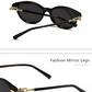 TEM60 Designer sunglasses luxury Spicy girl style sunglasses for women Sexy trend men gift glasses Beach shading UV protection polarized glasses with box