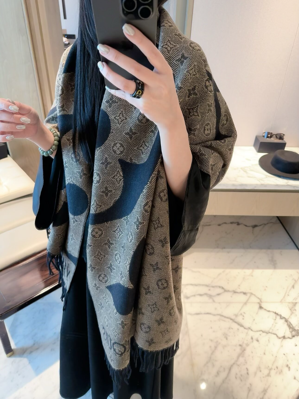 CEM389 new arrive  Hot sale  brown cream color fashion beautiful  scarf  for woman gift  to choose