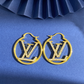 LEM568 New Arrive Fashion Gold Color Full Diamond Earring for Woman Jewelry Beautiful Jewelry To Choose Gift