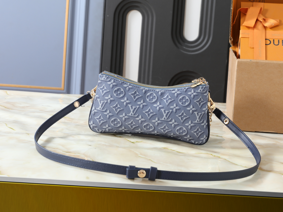LEM624 New arrive fashion blue grey bag for woman hands bag beautiful gift to choose gift 24.5 x 13.5 x 6.5cm