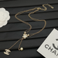 CEM495 Hot sale Fashion Titanium Stainless Steel heart Wedding diamond Necklace Bague Femme for woman gift